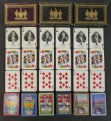 Six packs of Worshipful Company of Makers of Playing Cards playing cards, comprising three double