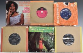 Approximately 320 singles, mostly 1960s including The Beatles, The Rolling Stones, The Who, The