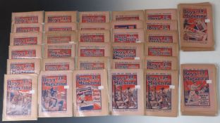 Fifty-three issues of Boys' Magazine dating from 1932-1934.