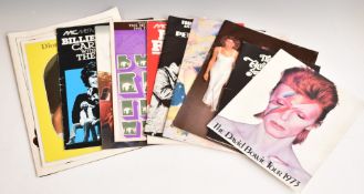 Programmes autographed by The Three Degrees, Dionne Warwick, Billie Jo Spears, Bill Wyman, Buddy