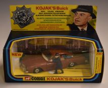 Corgi Toys diecast model Kojak's Buick, 290, in original box with figure.