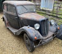 1934 Morris 8 saloon motor car, original Gloucester registration number AAD20, with V5c, 1964 buff