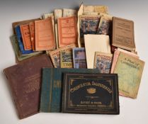 A collection of vintage maps and ephemera including Bacon's New Survey Map of Somerset, Dorset,