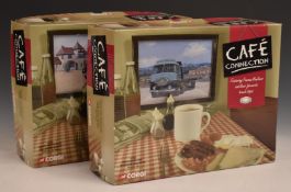 Two Corgi 1:50 scale Café Connection diecast models. CC10801 Moreton C Cullimore & Son Ltd and