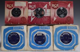 Approximately 300 singles, mostly 1960s