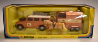 Corgi Toys diecast model Pony Club Gift Set 47, in original display box.