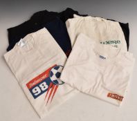 Eleven alcohol related promotional T-shirts to include Guinness, Red Bull, Smirnoff and Budweiser