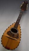 Fratelli De Falco late 19thC bowl back mandolin, in original case