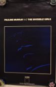 Pauline Murray and the Invisible Girls promotional album poster, 1980, 74 x 52cm