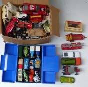 A large collection of Corgi, Matchbox and similar diecast model vehicles together with a Matchbox