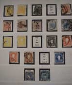 Austria good eighteen page collection with high catalogue value in excess of £4,000