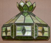 Tiffany style glass light shade, diameter 47cm