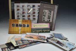 A framed set of limited edition mint 2012 Olympic first class stamps, all world presentation packs