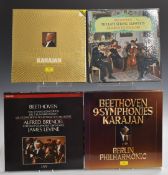 Classical - 9 Beethoven box sets on Deutsche Gramaphon 18807/808, 413933-1, 2790 172-10, 643 600/