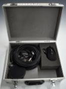 Omritronil KDM-500 bass drum microphone, in case with cable