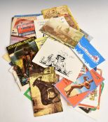 A collection of personal greeting cards received by the vendor from Iron Maiden, Uriah Heep,