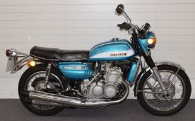 1972 Suzuki GT 750 J (early drum brake model) motorcycle, registration number JDS 951K, with V5c.