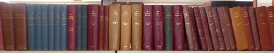 The Railway Magazine for 1900-1963 (volumes 7 - 109) comprising a slightly broken run, illustrated