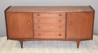 A Younger retro / mid century sideboard designed by James Herbert, W168 x D49 x H80cm