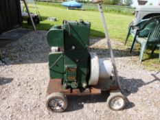 Lister D stationary engine on Trolley