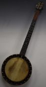 A c1920s Zither banjo stamped to arm 