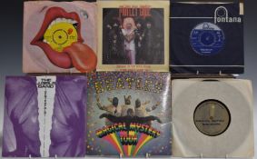 Approximately fifty singles from the 1960s to 1980s including The Beatles Magical Mystery Tour
