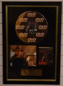 'Unforgiven' gold DVD disc montage signed by Clint Eastwood, with Certificate Of Authenticity verso,