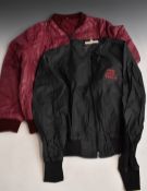 UFO satin 1981 tour jacket, together with a UFO Sightseeing black jacket
