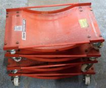 Set of four Clarke car skates