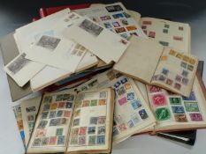 Thirteen stamp albums, all world, all reigns, some country specific