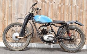 Cotton trials motorcycle with Villiers 250cc engine, frame number CT336 10%+VAT buyer's premium on