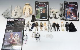 Twenty-one Kenner and similar Lucas Films Limited (LFL) Star Wars figures, vehicles and accessories,
