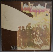 Led Zeppelin / John Bonham - Led Zeppelin 2 (588198) hand signed on front cover by John Bonham, plum