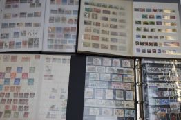Eight stockbooks of all world stamps, some country specific including France, Canada, Australia,