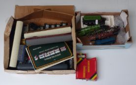 A collection of Hornby, Tri-ang and similar 00 gauge model railway locomotives, wagons and coaches