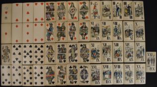 Ferdinand Piatnik & Sohne Wien pack of tarot playing playing cards with named court cards (53