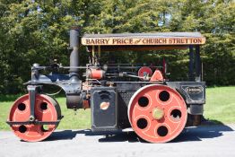 1923 Wallis & Steevens 6 ton steam road roller, London registration number XO 4975, hydraulic boiler