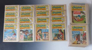 One-hundred-and-fifty-seven June girls' comics dating from 1961-1973.