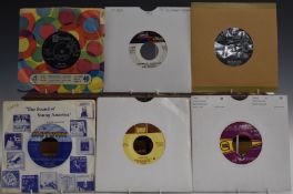 Approximately 100 singles, mostly Tamla Motown, in two record cases