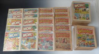 Over 180 Whoopee and Wow comics including first and low issues and holiday specials.