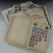 Four various albums of all world stamps