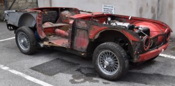 1967 Triumph TR4A RHD UK sports car project, registration number LAD 914E, with V5c recording two