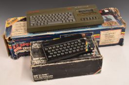 Two Sinclair ZX Specrum consoles one Personal Computer the other +2 Computer Outfit, both in