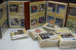 A large quantity of GB PHQ cards, loose and in three albums