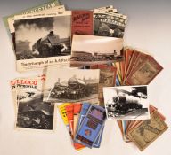 Railwayana to include Flying Scotsman and A4 Pacific records, photographs including Great Northern