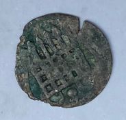 Elizabeth I halfpenny portcullis type