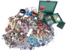 A collection of jewellery including silver bracelet, bangles, etc