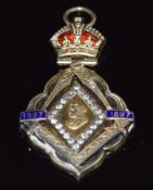 Queen Victoria Diamond Jubilee commemorative Masonic silver jewel by Kenning London, 33g
