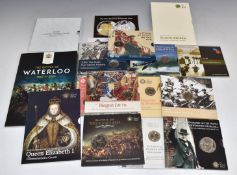 Fifteen Royal Mint commemorative coin collector's presentation packs comprising £2 coins, 50p and