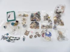 A collection of jewellery including necklaces, earrings, etc